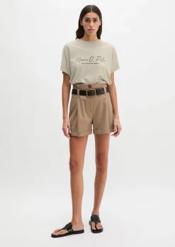 T-Shirt loose mit angeschnittenen Ärmeln