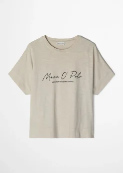 T-Shirt loose mit angeschnittenen Ärmeln