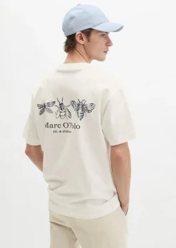 T-Shirt loose mit beidseitigen Insektenprints