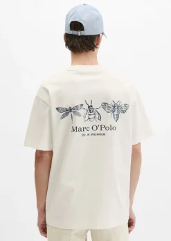 T-Shirt loose mit beidseitigen Insektenprints