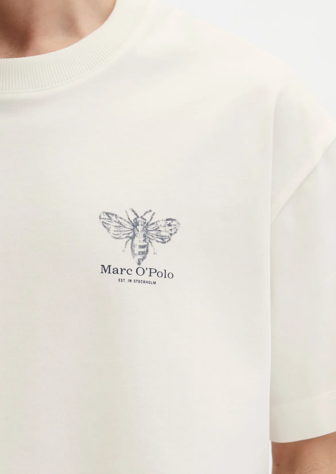 T-Shirt loose mit beidseitigen Insektenprints