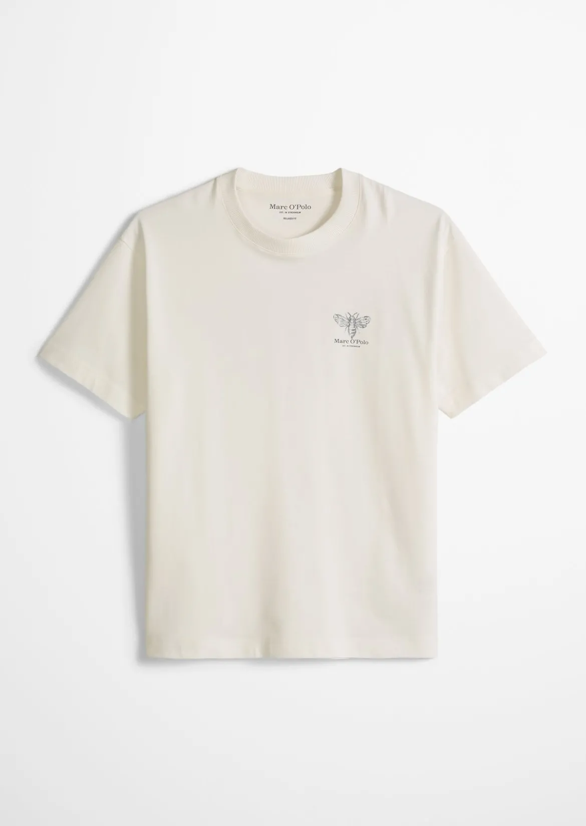 T-Shirt loose mit beidseitigen Insektenprints