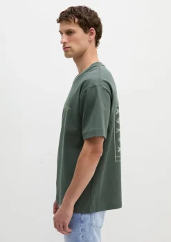 T-Shirt loose mit maritimer Rückenprint