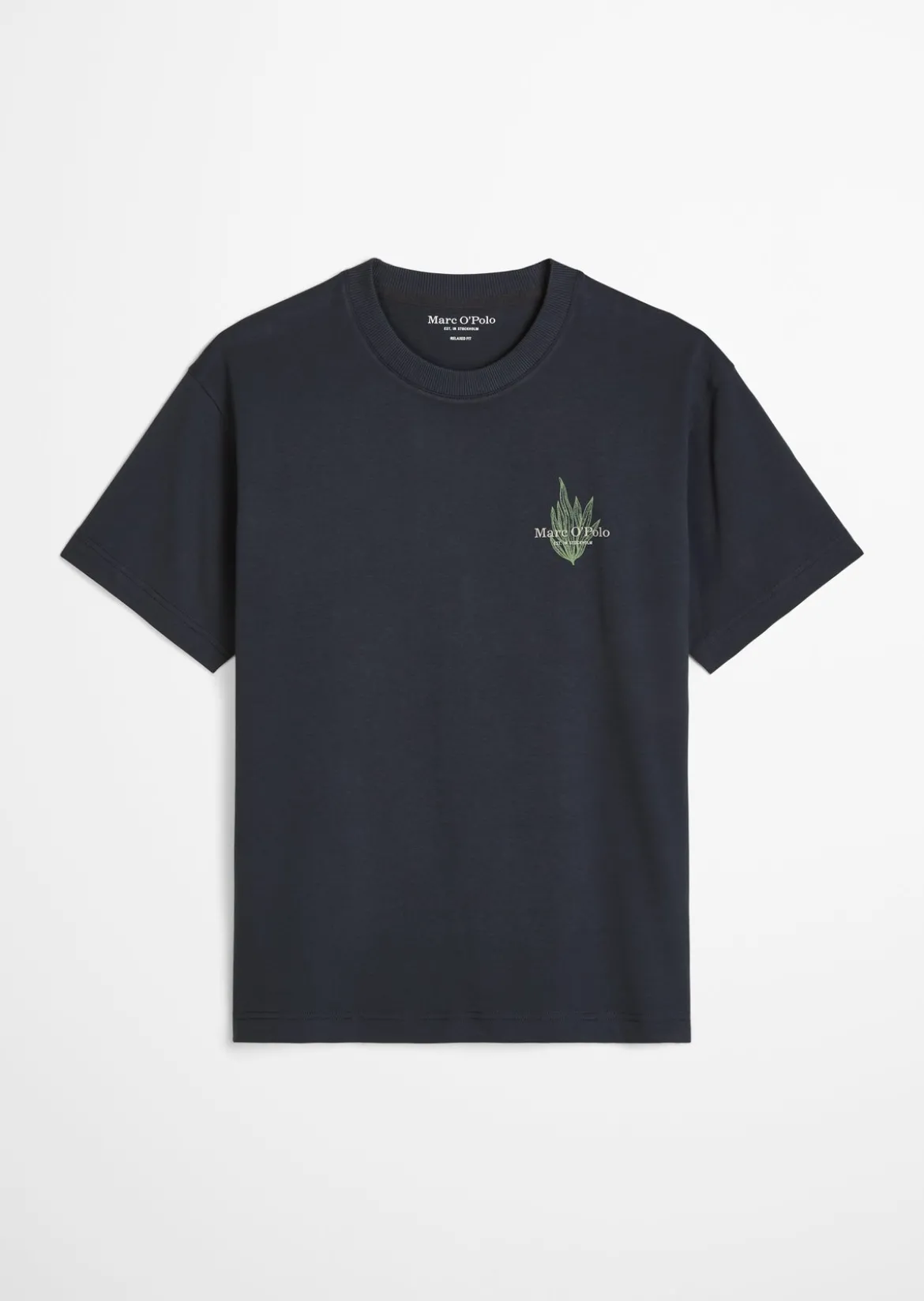 T-Shirt loose mit maritimer Rückenprint