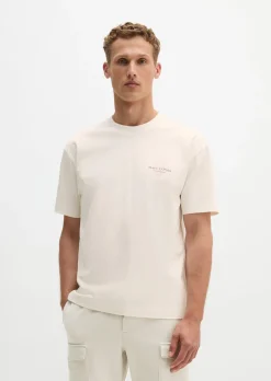 T-Shirt loose mit maritimer Rückenprint