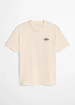 T-Shirt loose mit maritimem Rückenprint