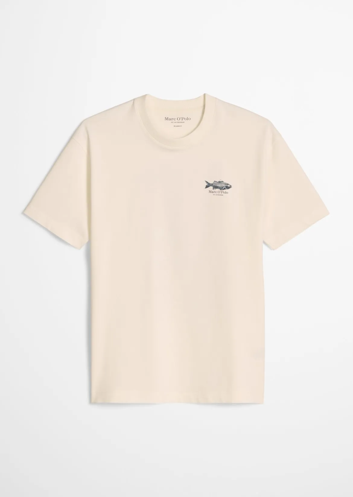 T-Shirt loose mit maritimem Rückenprint