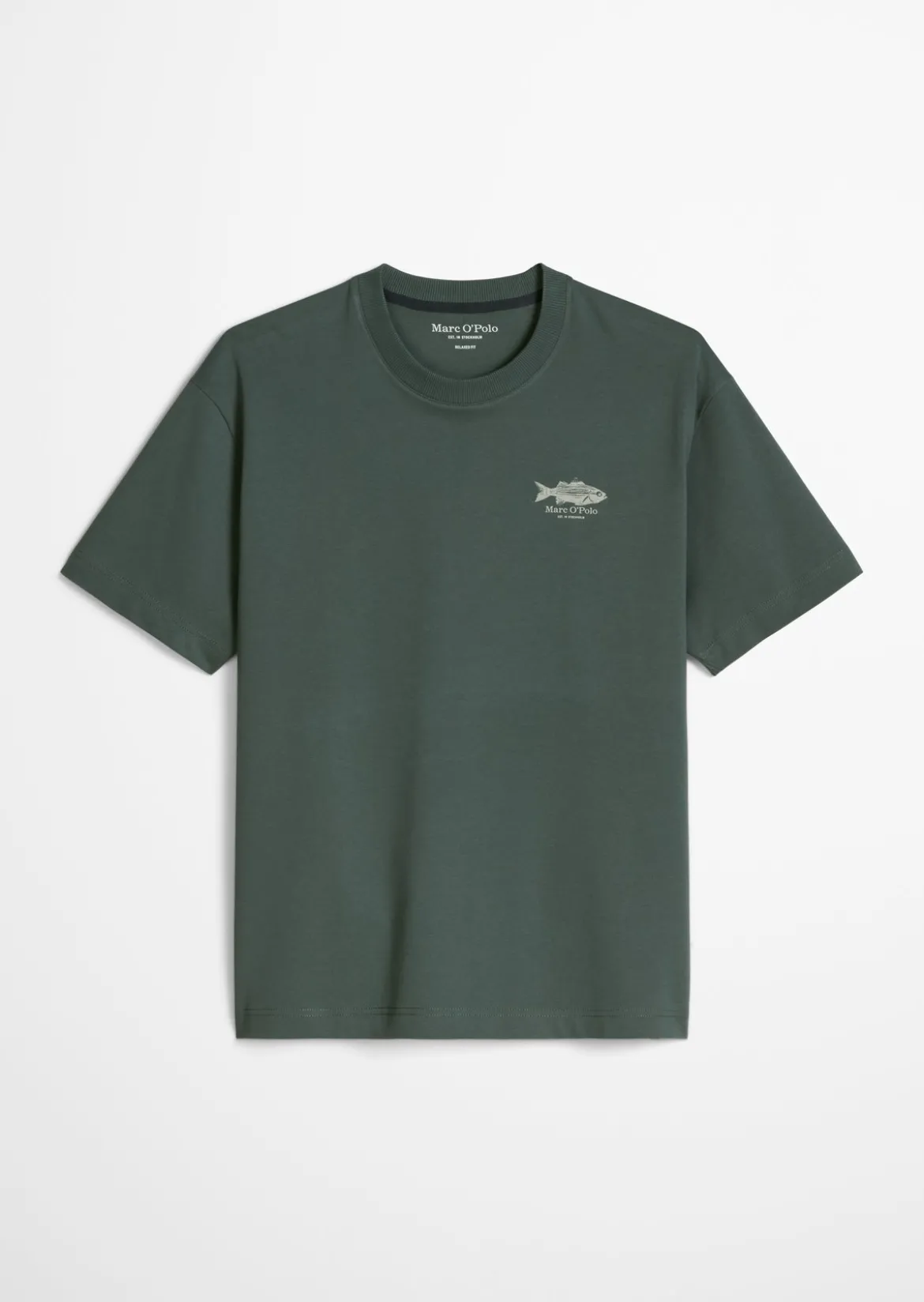 T-Shirt loose mit maritimem Rückenprint