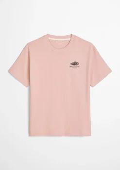 T-Shirt loose mit maritinem Rückenprint