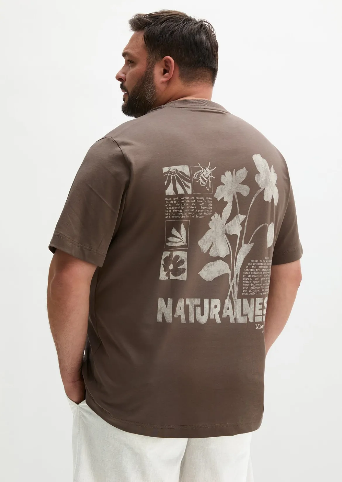 T-Shirt loose mit Rückenprint