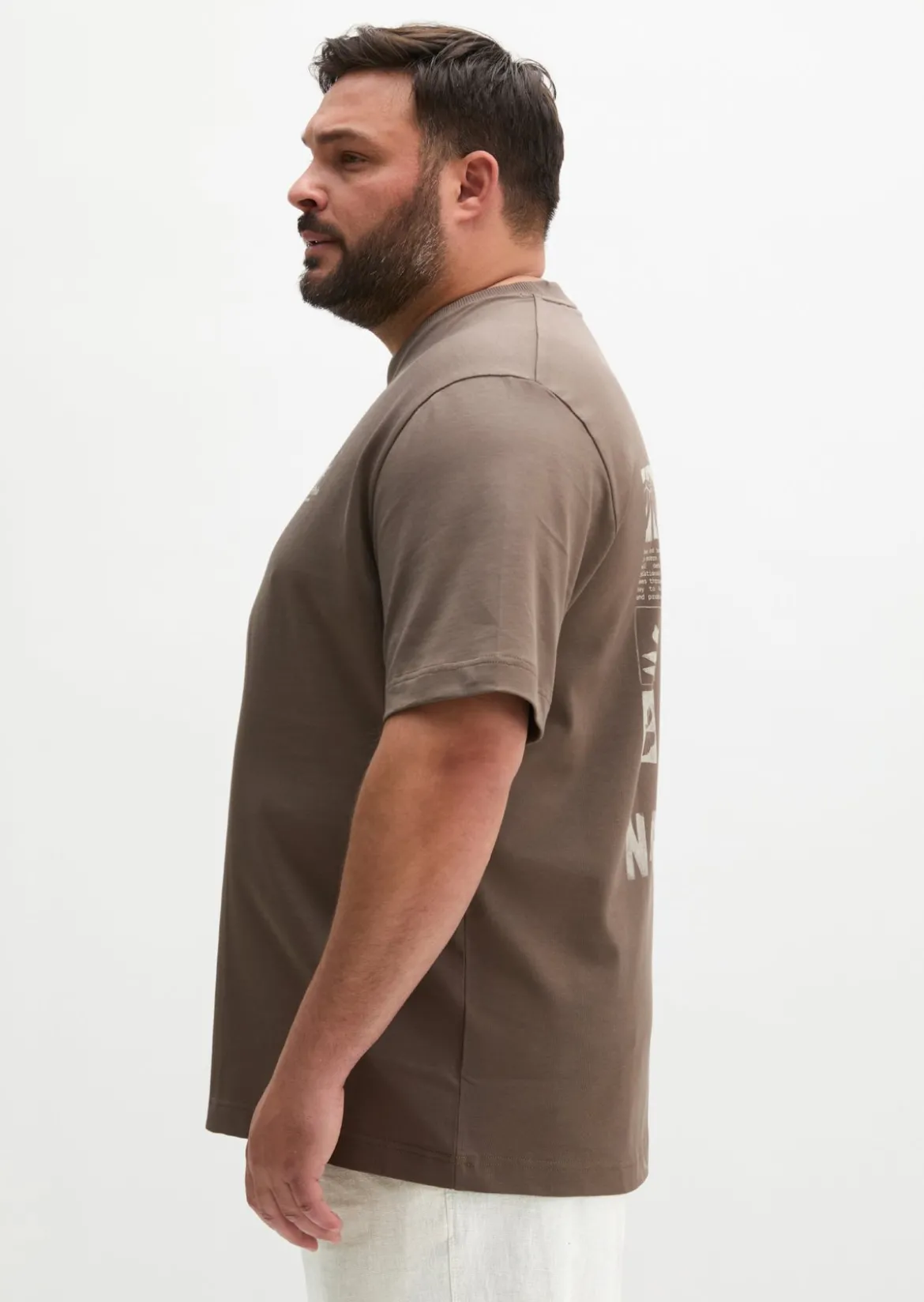 T-Shirt loose mit Rückenprint