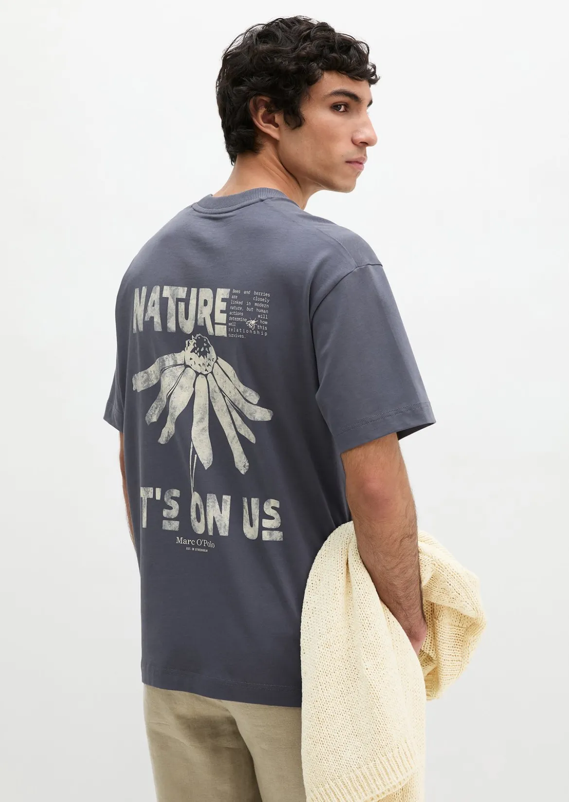 T-Shirt loose mit Rückenprint