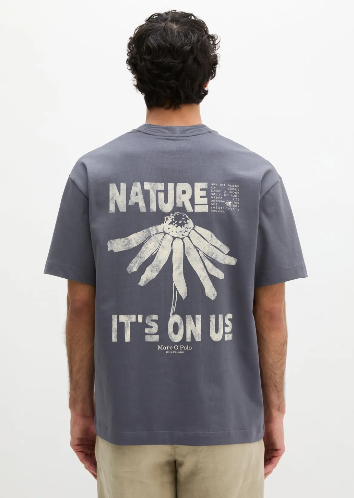 T-Shirt loose mit Rückenprint