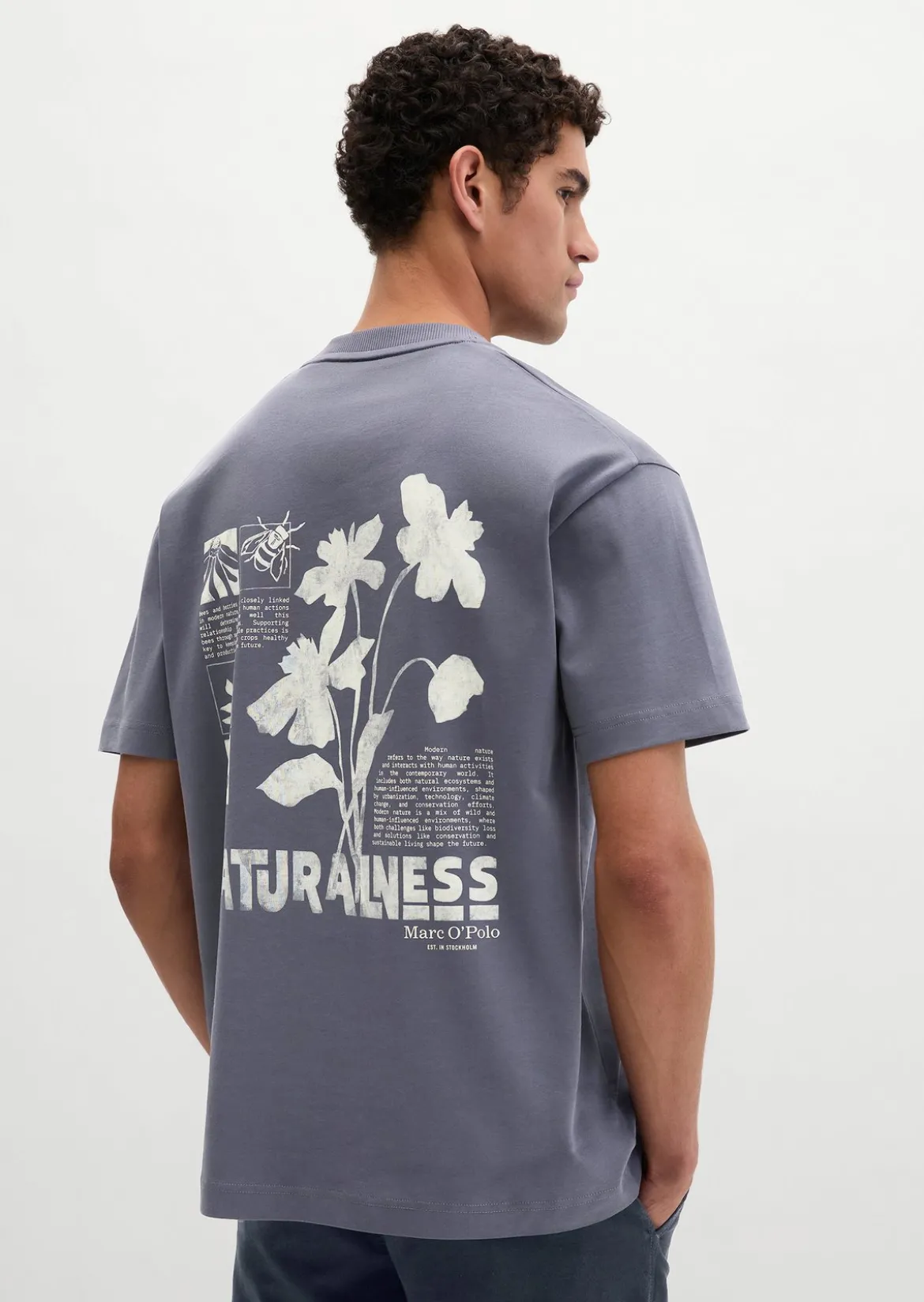 T-Shirt loose mit Rückenprint