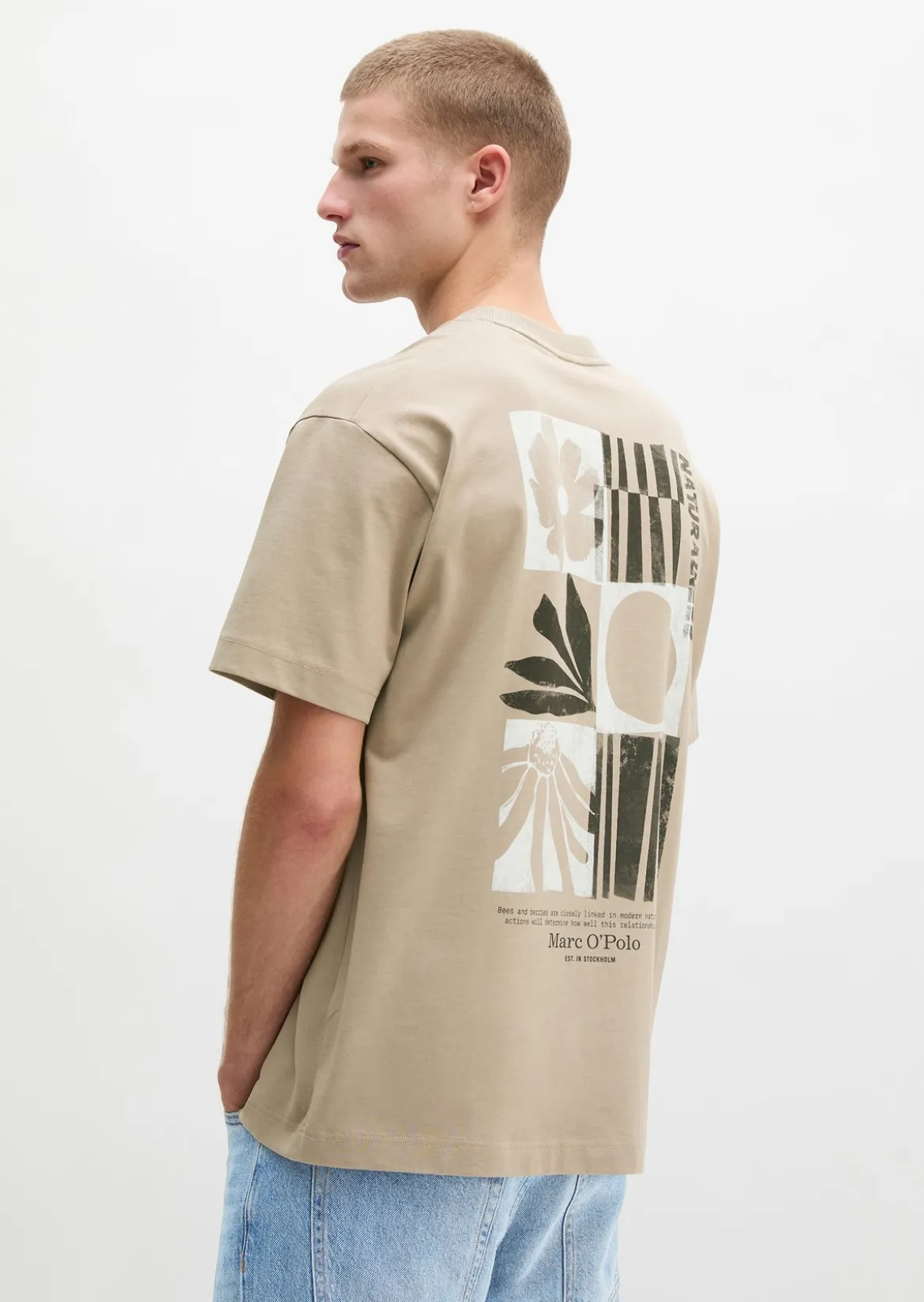 T-Shirt loose mit Rückenprint