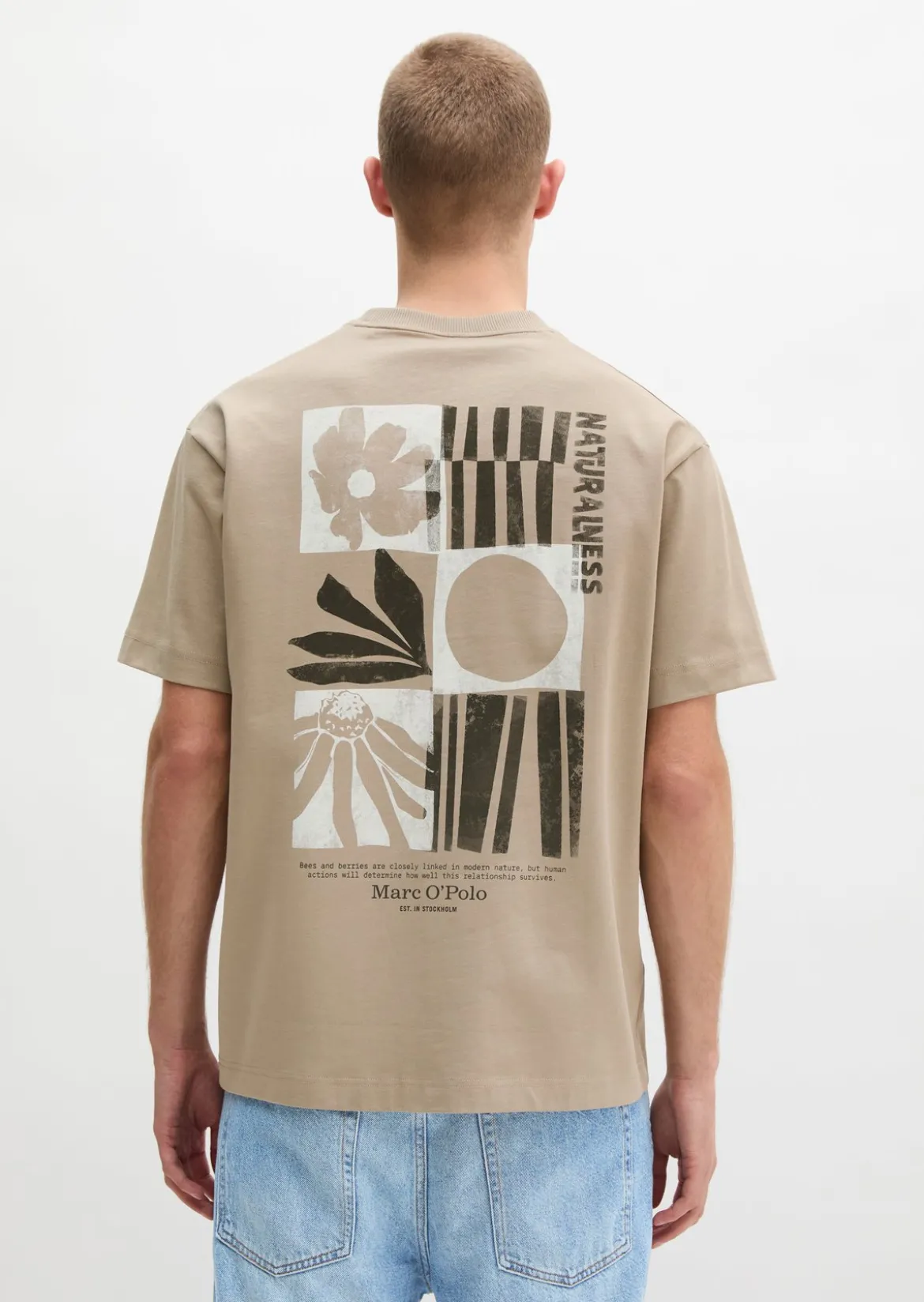 T-Shirt loose mit Rückenprint