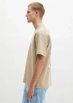 T-Shirt loose mit Rückenprint