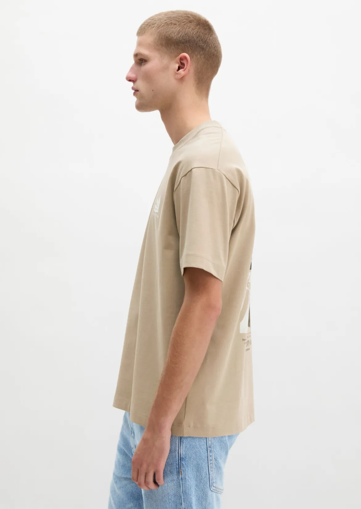 T-Shirt loose mit Rückenprint
