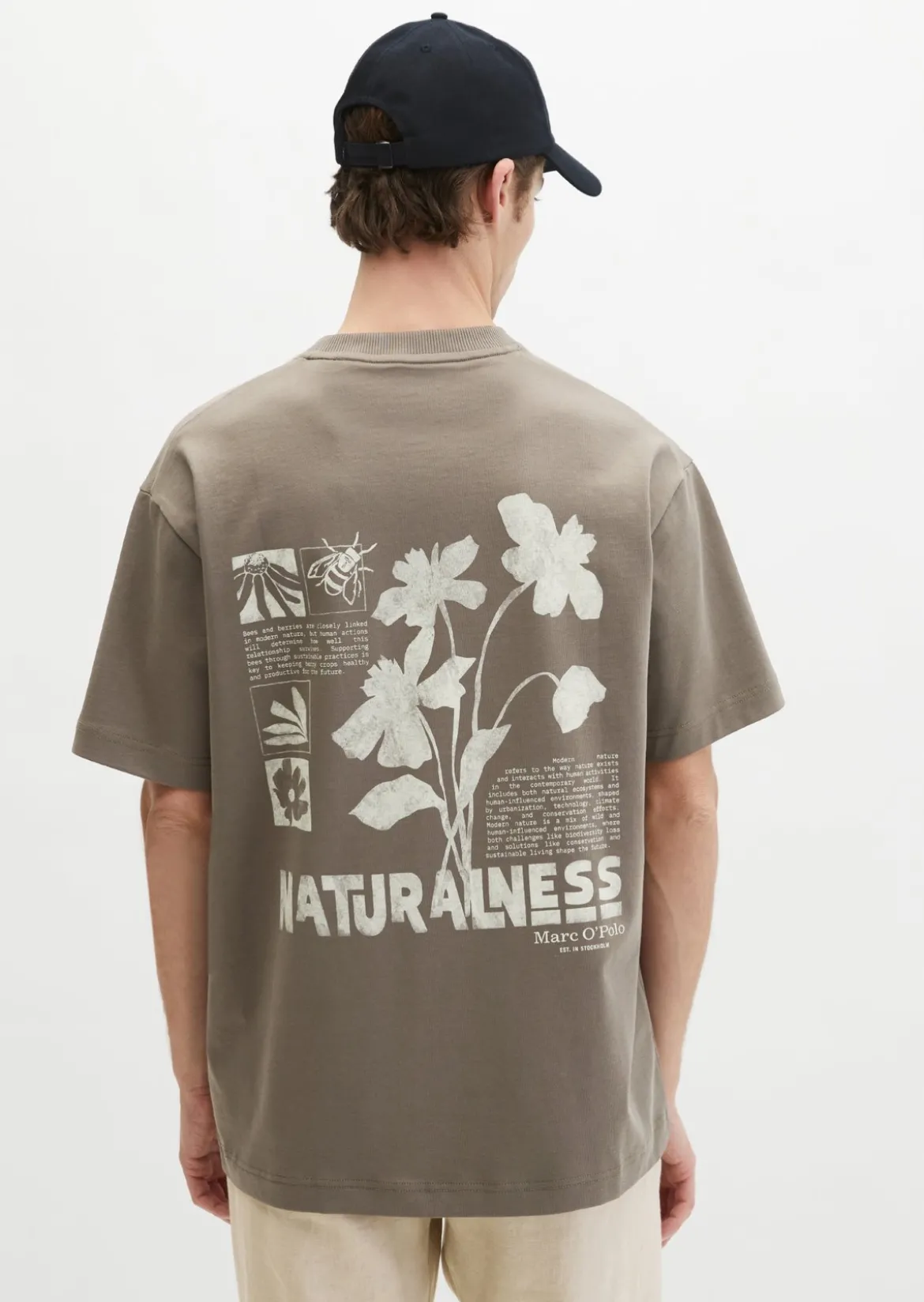 T-Shirt loose mit Rückenprint