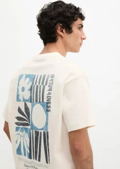 T-Shirt loose mit Rückenprint