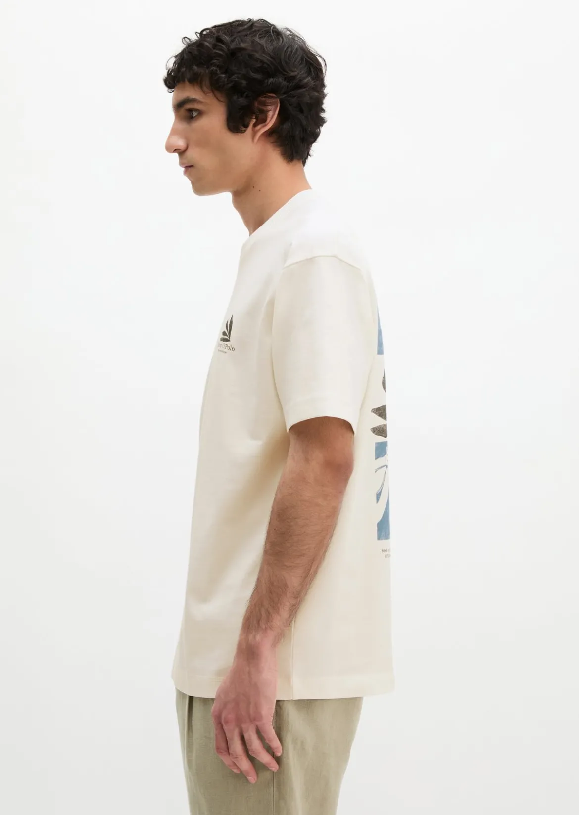 T-Shirt loose mit Rückenprint
