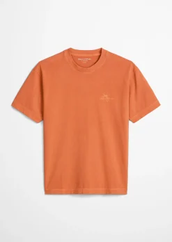 T-Shirt loose mit sommerlichem Rückenprint