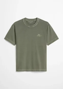 T-Shirt loose mit sommerlichem Rückenprint