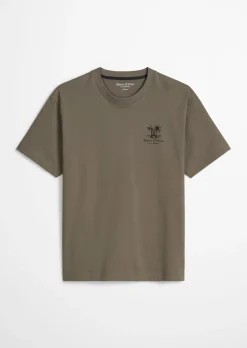 T-Shirt loose mit sommerlichem Rückenprint
