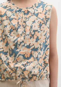 T-Shirt loose mit Tunnelzug aus leichtem Single Jersey