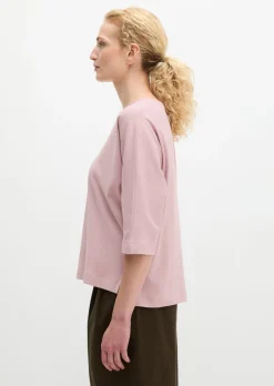 T-Shirt oversize aus Feinstrick-Jersey