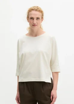 T-Shirt oversize aus Feinstrick-Jersey