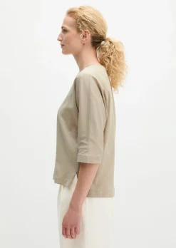T-Shirt oversize aus Feinstrick-Jersey