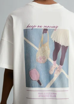 T-Shirt oversized aus Heavy Jersey