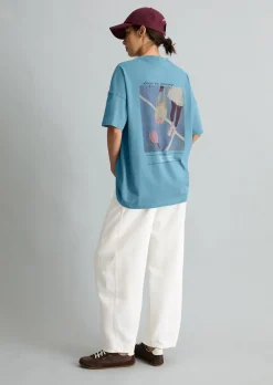 T-Shirt oversized aus Heavy Jersey