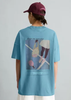 T-Shirt oversized aus Heavy Jersey