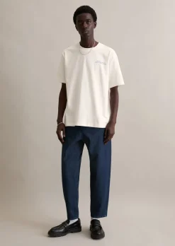 T-Shirt oversized mit Print auf Vorder- und Rückseite
