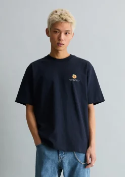 T-Shirt oversized mit Rückenprint