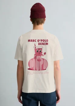 T-Shirt oversized mit Rückenprint