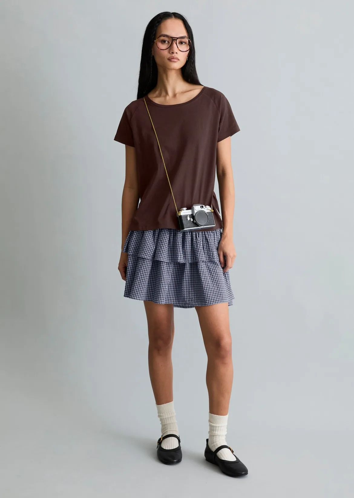 T-Shirt regular aus Basic Single Jersey