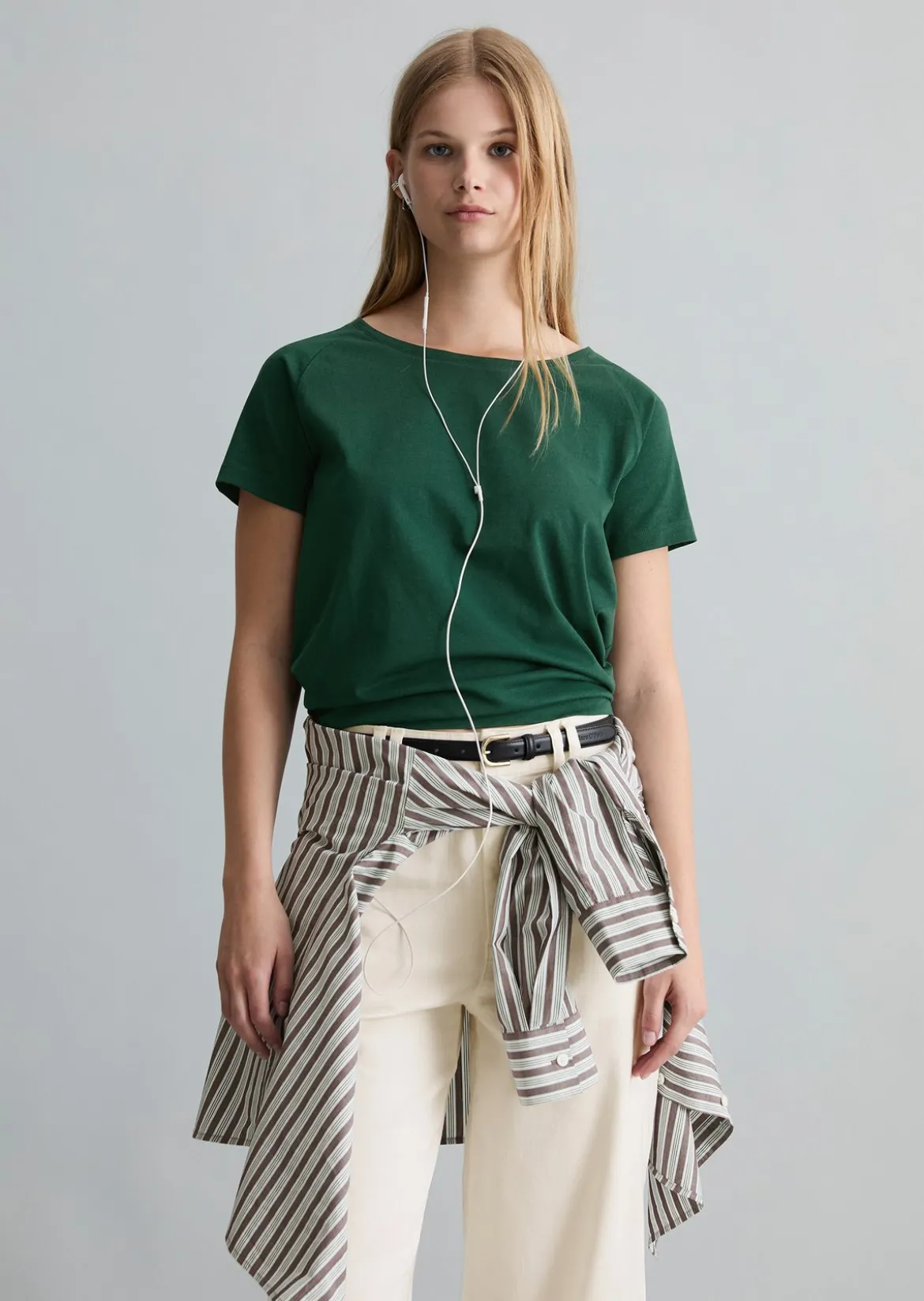T-Shirt regular aus Basic Single Jersey