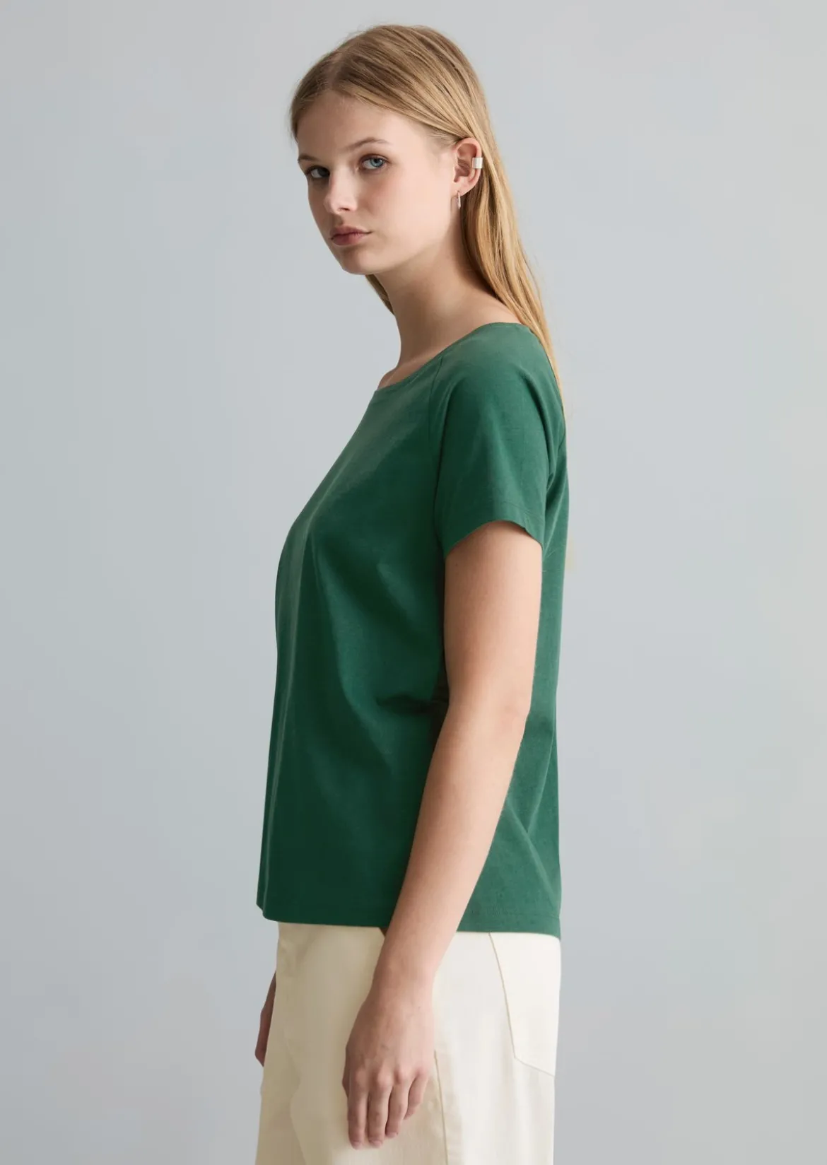 T-Shirt regular aus Basic Single Jersey