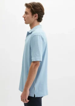 T-Shirt regular aus Baumwoll-Leinen-Mix