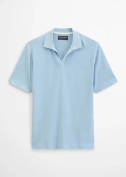T-Shirt regular aus Baumwoll-Leinen-Mix