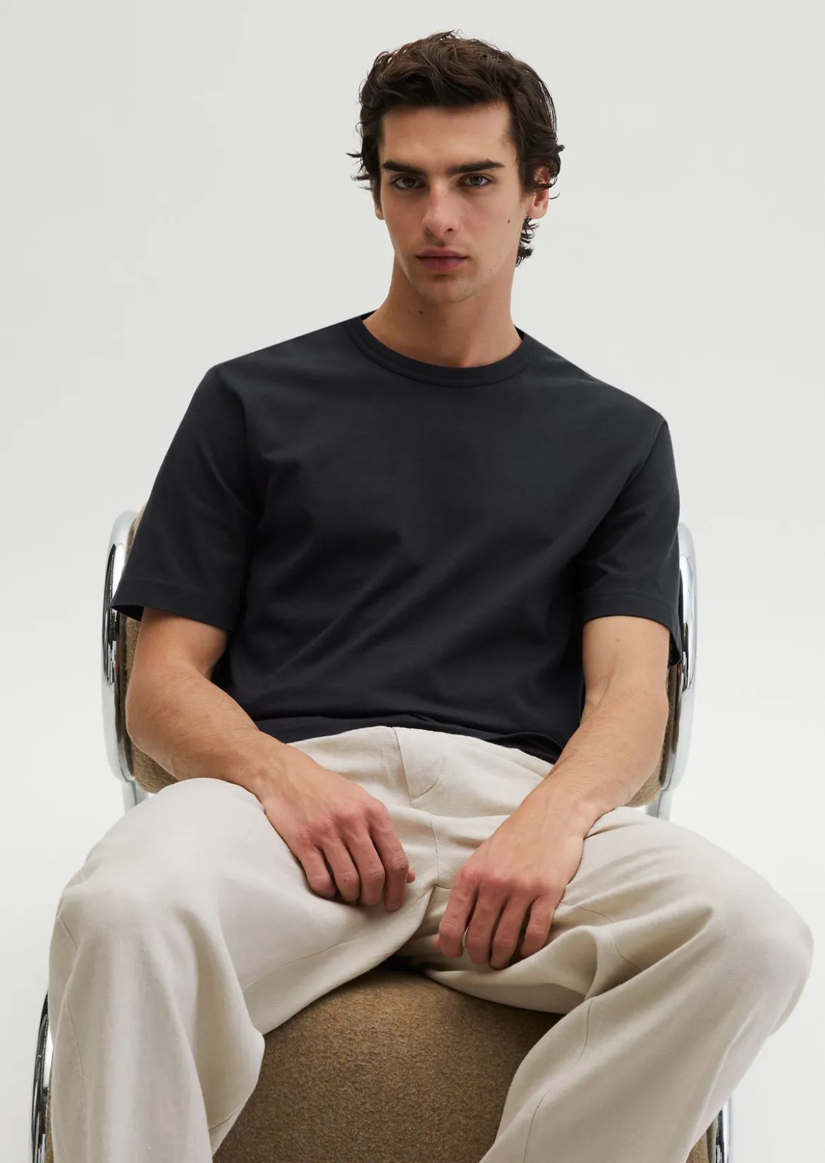 T-Shirt regular aus hochwertiger Bio-Baumwolle
