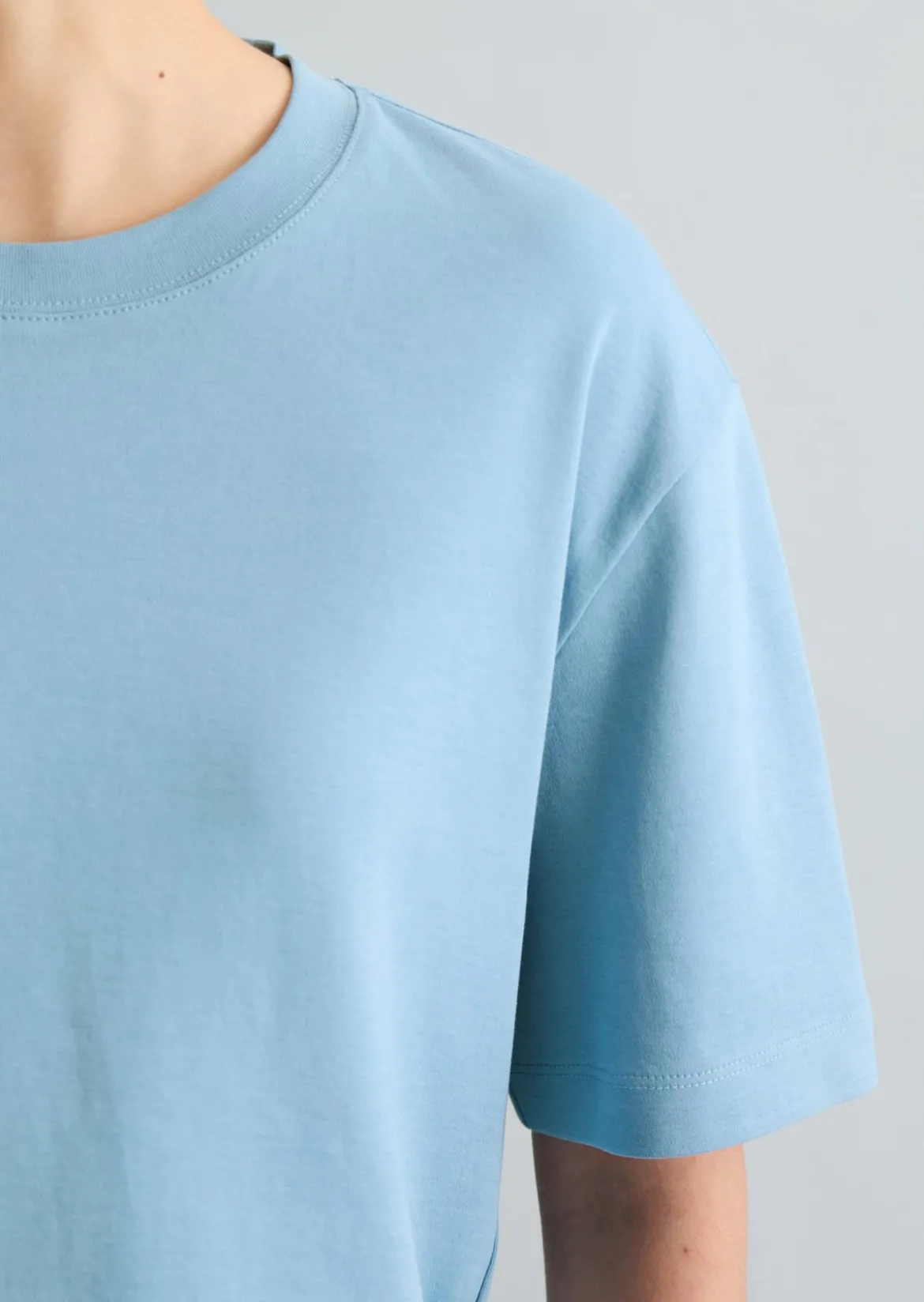 T-Shirt regular aus Interlock-Jersey