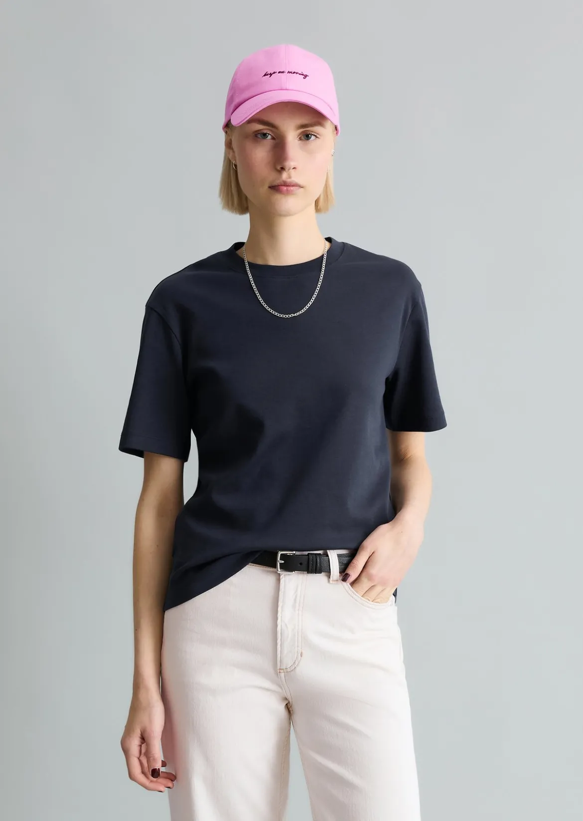 T-Shirt regular aus Interlock-Jersey