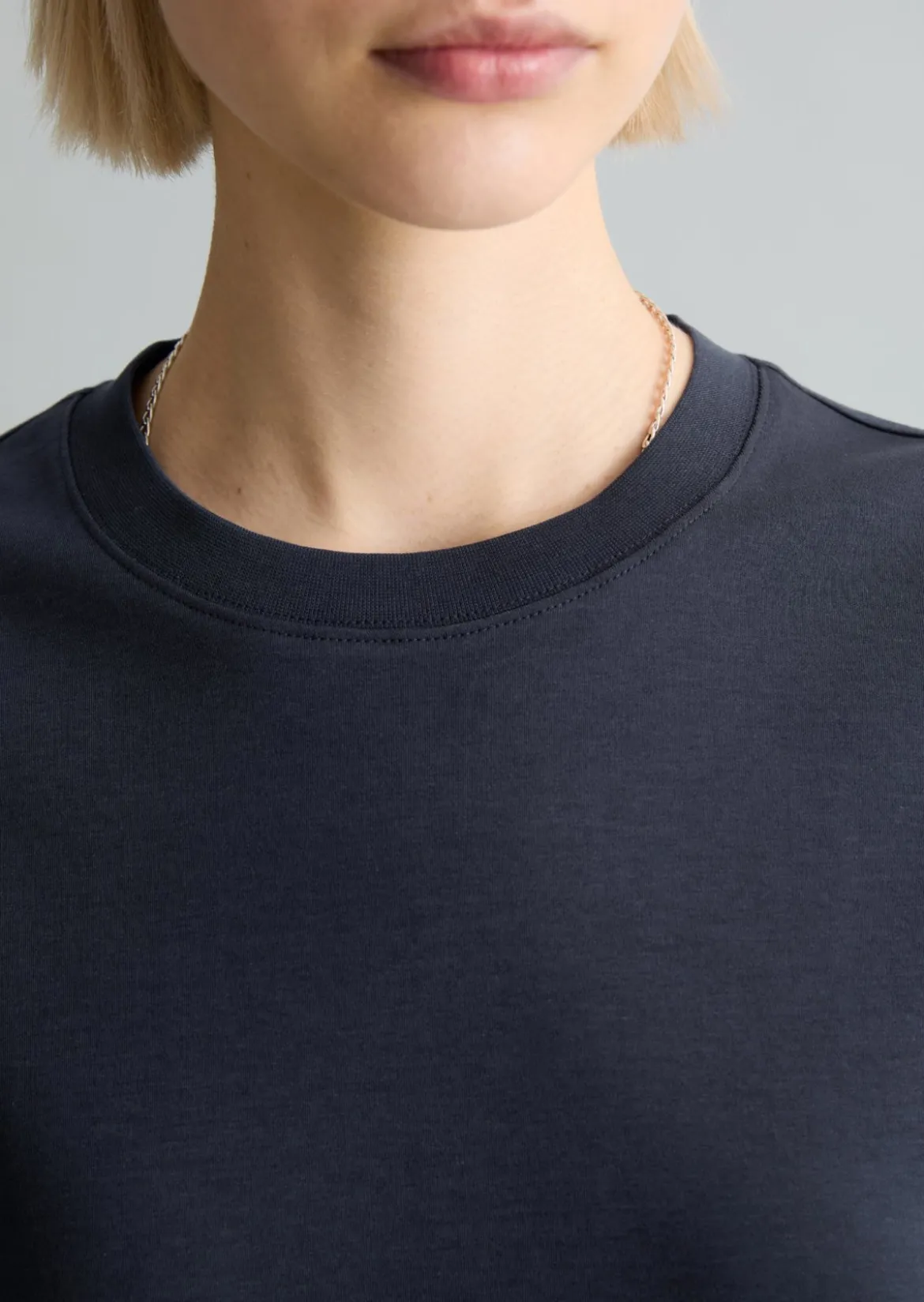 T-Shirt regular aus Interlock-Jersey