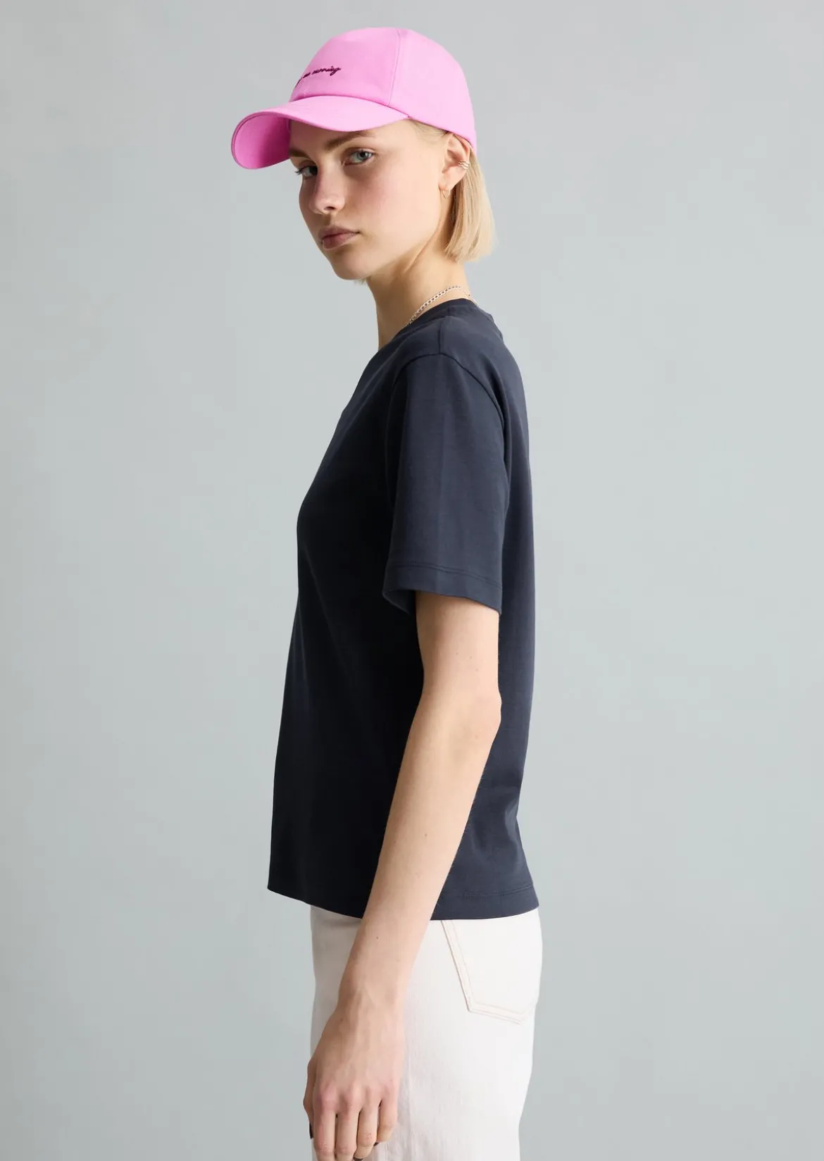T-Shirt regular aus Interlock-Jersey
