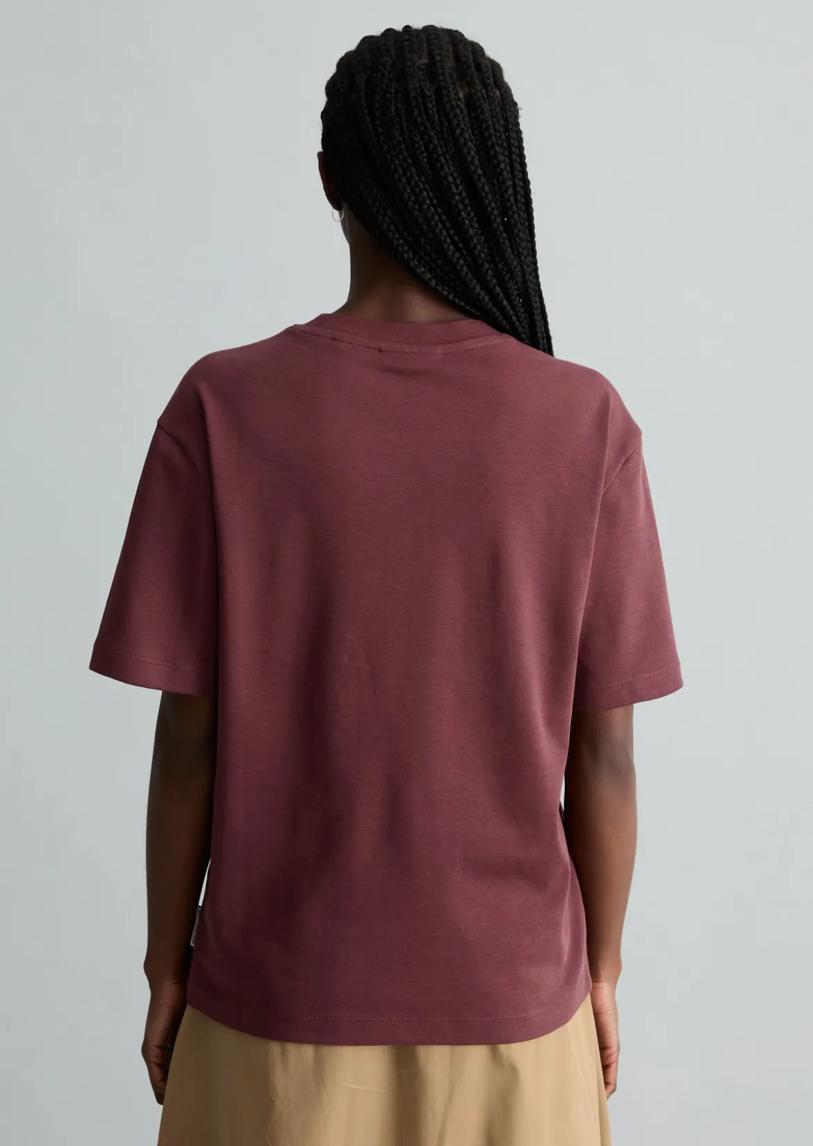 T-Shirt regular aus Interlock-Jersey