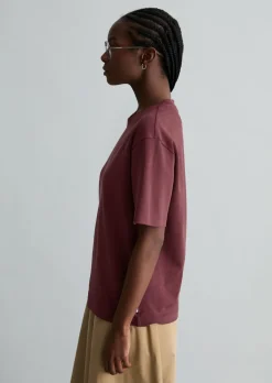 T-Shirt regular aus Interlock-Jersey
